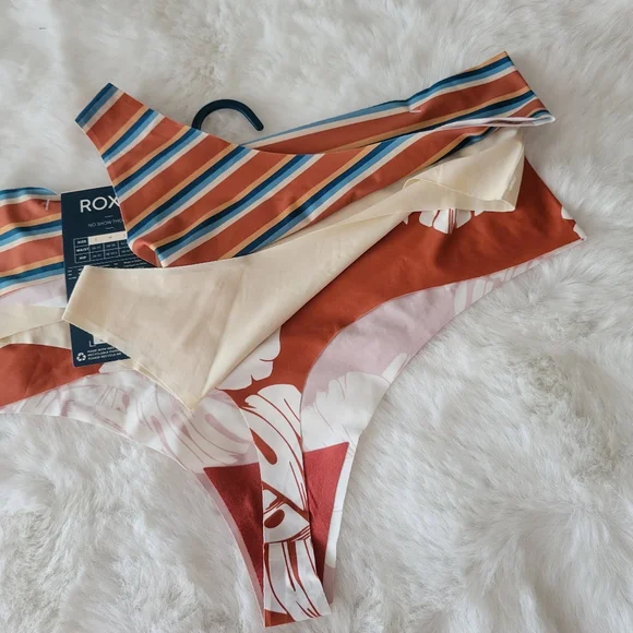 ROXY BRAND NEW 3-PACK NO SHOW THONG SIZE XL - Picture 6 of 7